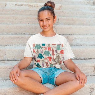 Trendy Fashion Pattern Stylish Clothing Graphic T-Shirt