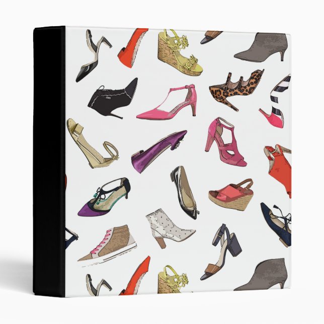 Trendy fashion shoes binder (Front/Spine)
