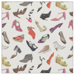 Trendy fashion shoes fabric