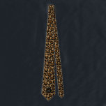 Trendy Faux Glitter Leopard with Initial Neck Tie<br><div class="desc">For someone, either a man or a woman, who aren't afraid to dare! Trendy and chic, this faux glitter leopard pattern will make you stand out. Customize it with your monogram in a stylish script font for a personalized, stylish look. If you need help or for special requests, contact me...</div>