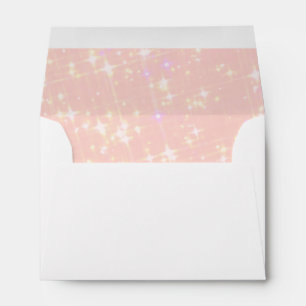 Trendy faux glitter Pink Glitter Envelope