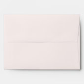 Trendy Faux Glitter Rose Gold Elegant 5x7 Envelope (Back (Top Flap))