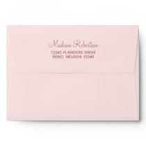 Trendy Faux Glitter Rose Gold Elegant 5x7 Envelope Trendy Faux Glitter Rose Gold Elegant 5x7 Envelope