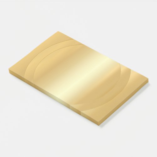Trendy Faux Gold Elegant Modern Blank Template Post_it Notes