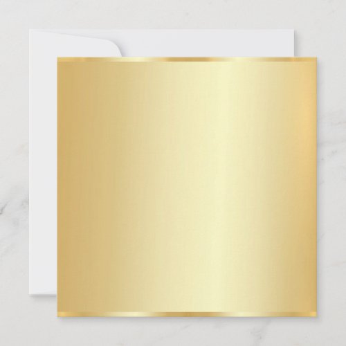 Trendy Faux Gold Modern Elegant Blank Template