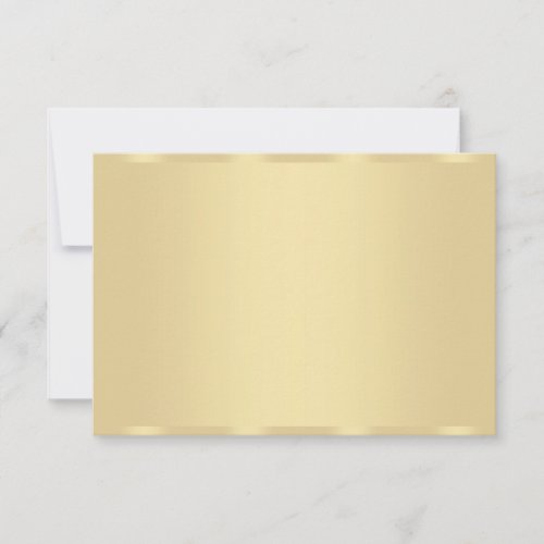 Trendy Faux Gold Modern Elegant Blank Template