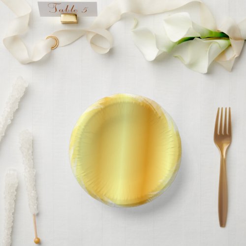 Trendy Faux Gold Template Elegant Glamorous Paper Bowls