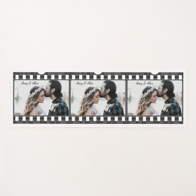 Trendy Film Reel Movie Personalized Picture Frame  Yoga Mat (Front (Horizontal))