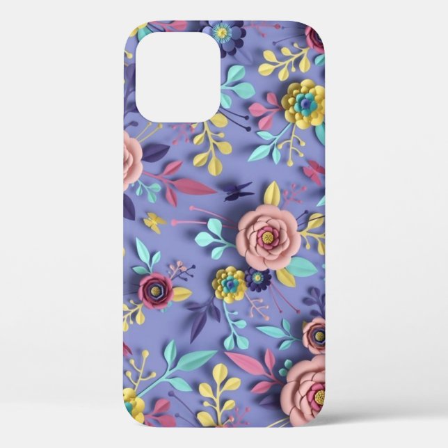 Trendy   Floral    Case-Mate iPhone Case (Back)