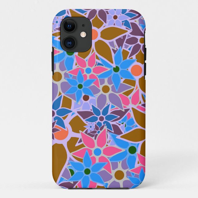Trendy Floral Pattern #7 Case-Mate iPhone Case (Back)