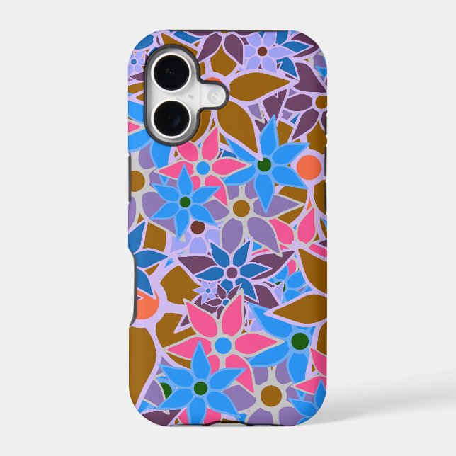 Trendy Floral Pattern #7 Iphone Case (Back)