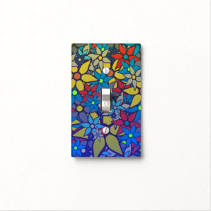 Trendy Floral Pattern #7 Light Switch Cover