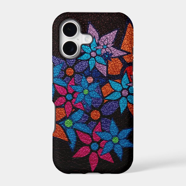 Trendy Floral Pattern Iphone Case (Back)
