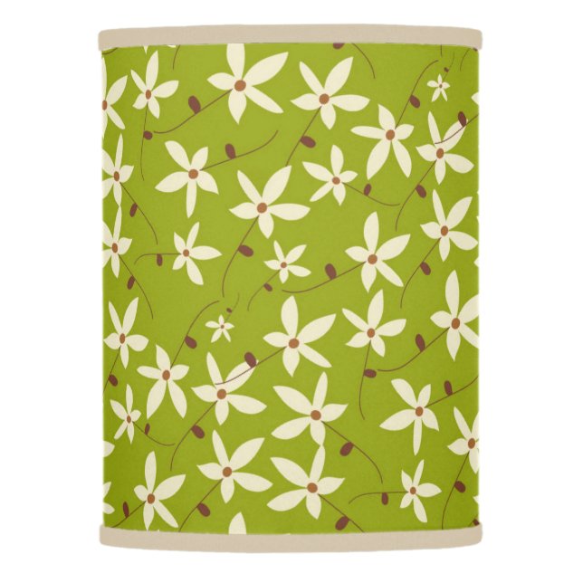 Trendy Floral Pattern Lamp Shade (Front)