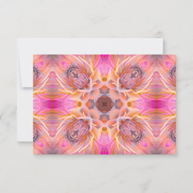 Trendy Floral Thank You Card (Front)