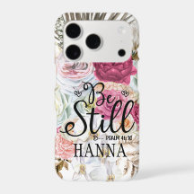 Trendy Floral Watercolor Pampas Grass Iphone Cases