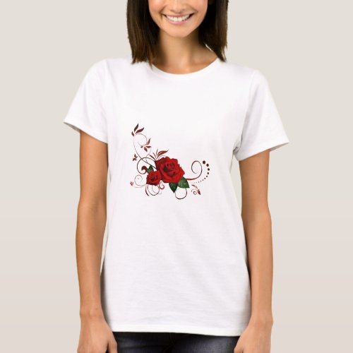 trendy flowers design  T_Shirt