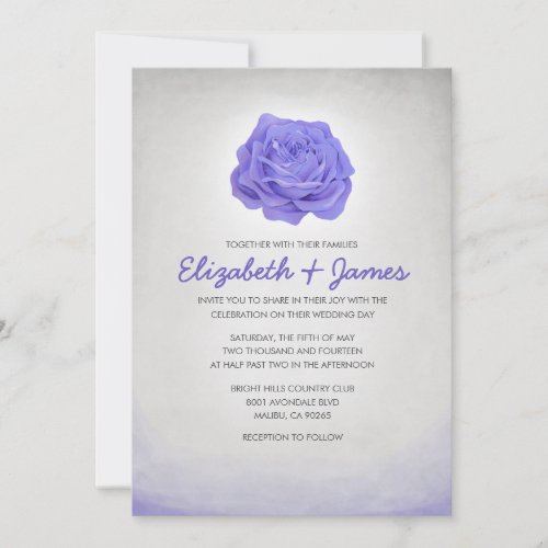 Trendy Flowers Wedding Invitations
