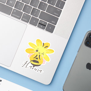 Trendy For Her For Kids Cute Bee & Floral Sticker