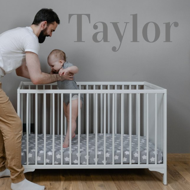 Trendy Formal Name Gray Wall Decal (Creator Uploaded)