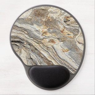 Trendy Fractured Marble Stone Gel Mouse Pad