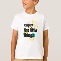 Trendy fun happy design of Enjoy the Lıttle Things