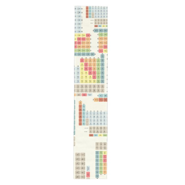 Trendy Funky Nerd Nerdy Geek Retro Medium Table Runner (Front)