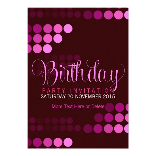 Funky Party Invitations 4