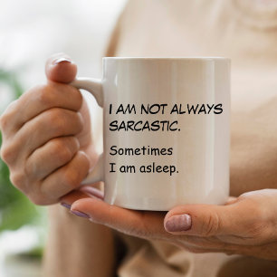 Trendy funny modern typography coffee mug