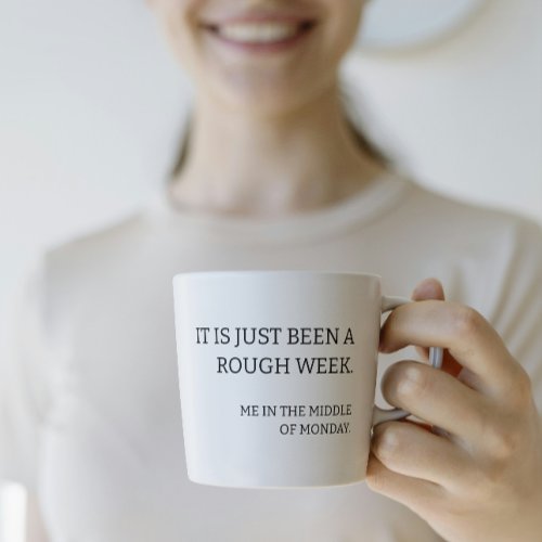 Trendy funny modern typography coffee mug