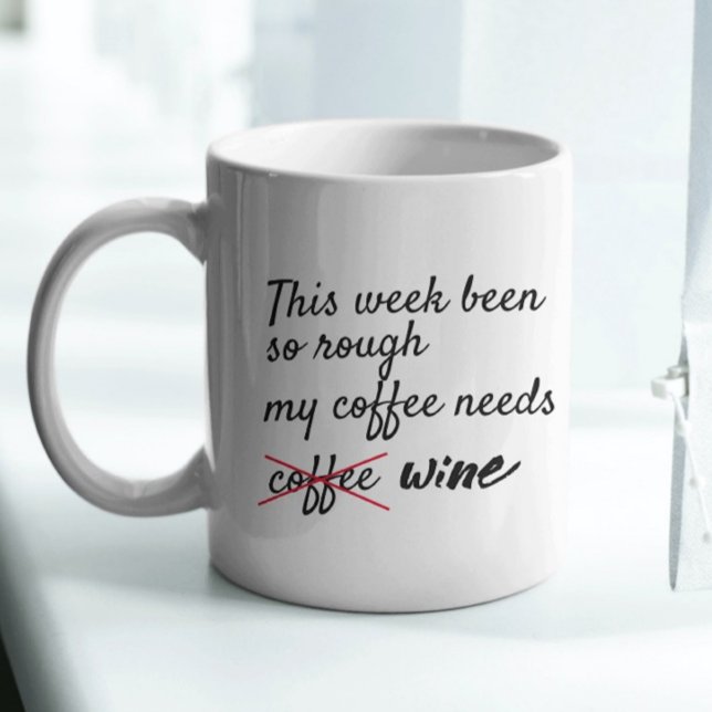 Trendy funny modern typography coffee mug (Creator Uploaded)