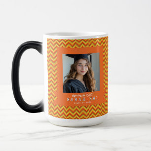 Trendy Geometric Pattern Wife Graduation Gift Color Morph Mug