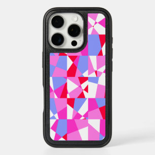 Trendy Geometric Square Pattern iPhone 16 Pro Case