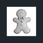 Trendy Gingerbread Man Christmas  Rubber Stamp<br><div class="desc">Trendy Gingerbread Man Christmas rubber stamp</div>