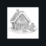 Trendy Gingerbread Man House Christmas  Rubber Stamp<br><div class="desc">Trendy Gingerbread Man House Christmas rubber stamp (</div>
