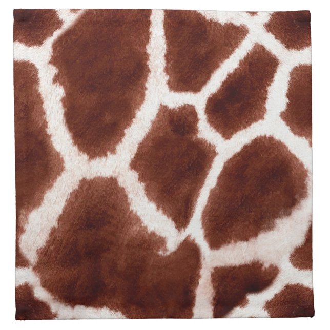 Trendy Giraffe Pattern Napkin (Front)