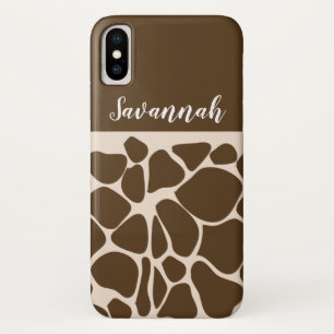 Trendy Giraffe Print Customized Cell Phone Case