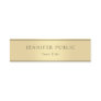 Trendy Glamorous Gold Look Modern Template Name Tag