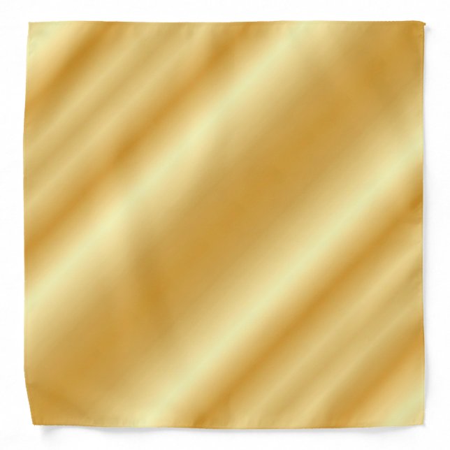 Trendy Glamour Gold Look Template Elegant Bandana (Front)