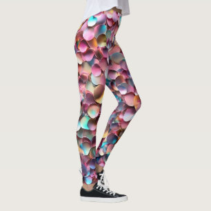 Trendy Glitter Opal Holographic Collection Leggings