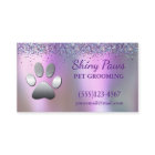 Trendy Glitter Shimmer Dog Paw Grooming Service