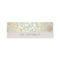 Trendy Gold Circles Pale Turquoise Linen Look