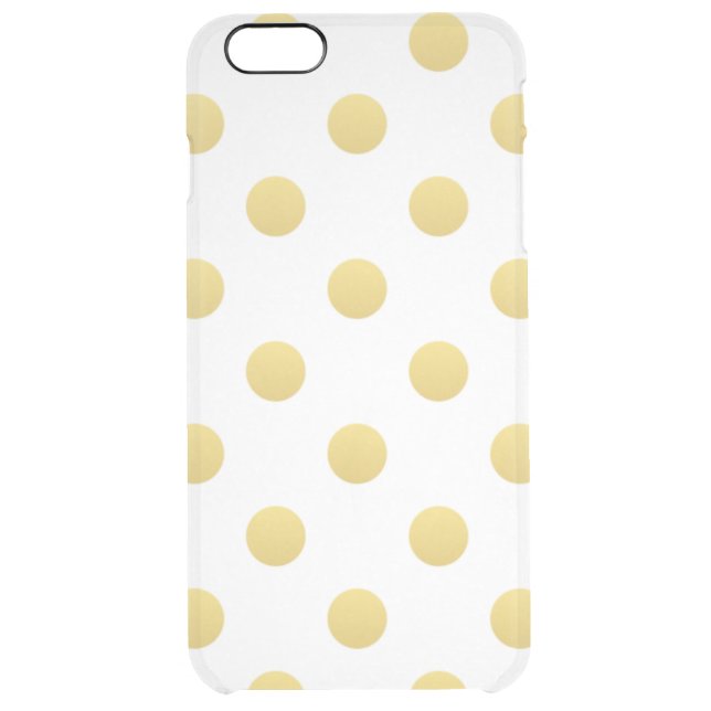 Trendy Gold Dots Uncommon iPhone Case (Back)