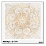 Trendy Gold Floral Mandala Marble Design Wall Decal