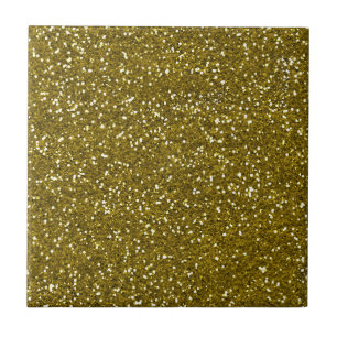 Trendy Gold Glitter Tile