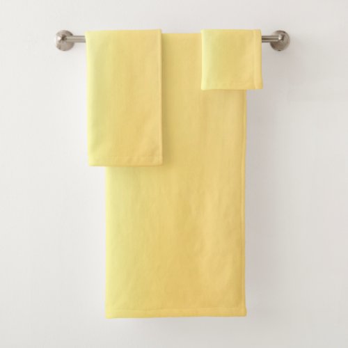 Trendy Gold Look Glamour Template Elegant Bath Towel Set