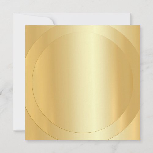 Trendy Gold Look Modern Elegant Blank Template