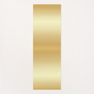 Trendy Gold Look Template Glamorous Modern Custom Yoga Mat