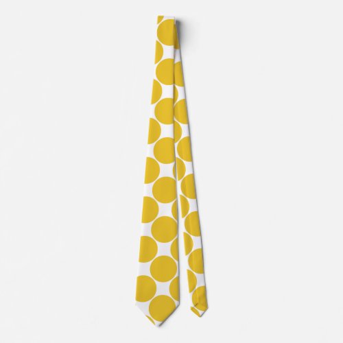 Trendy Gold polka dots 2 Neck Tie