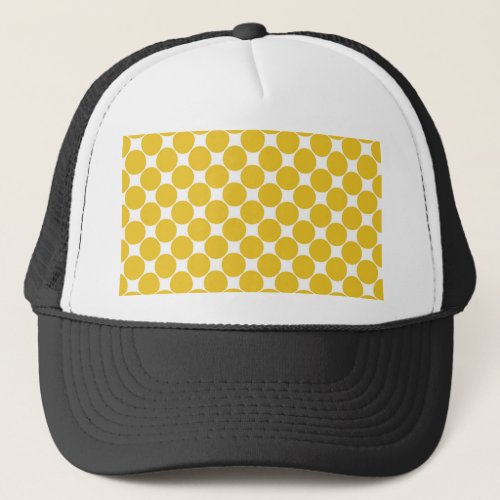 Trendy Gold polka dots 2 Trucker Hat